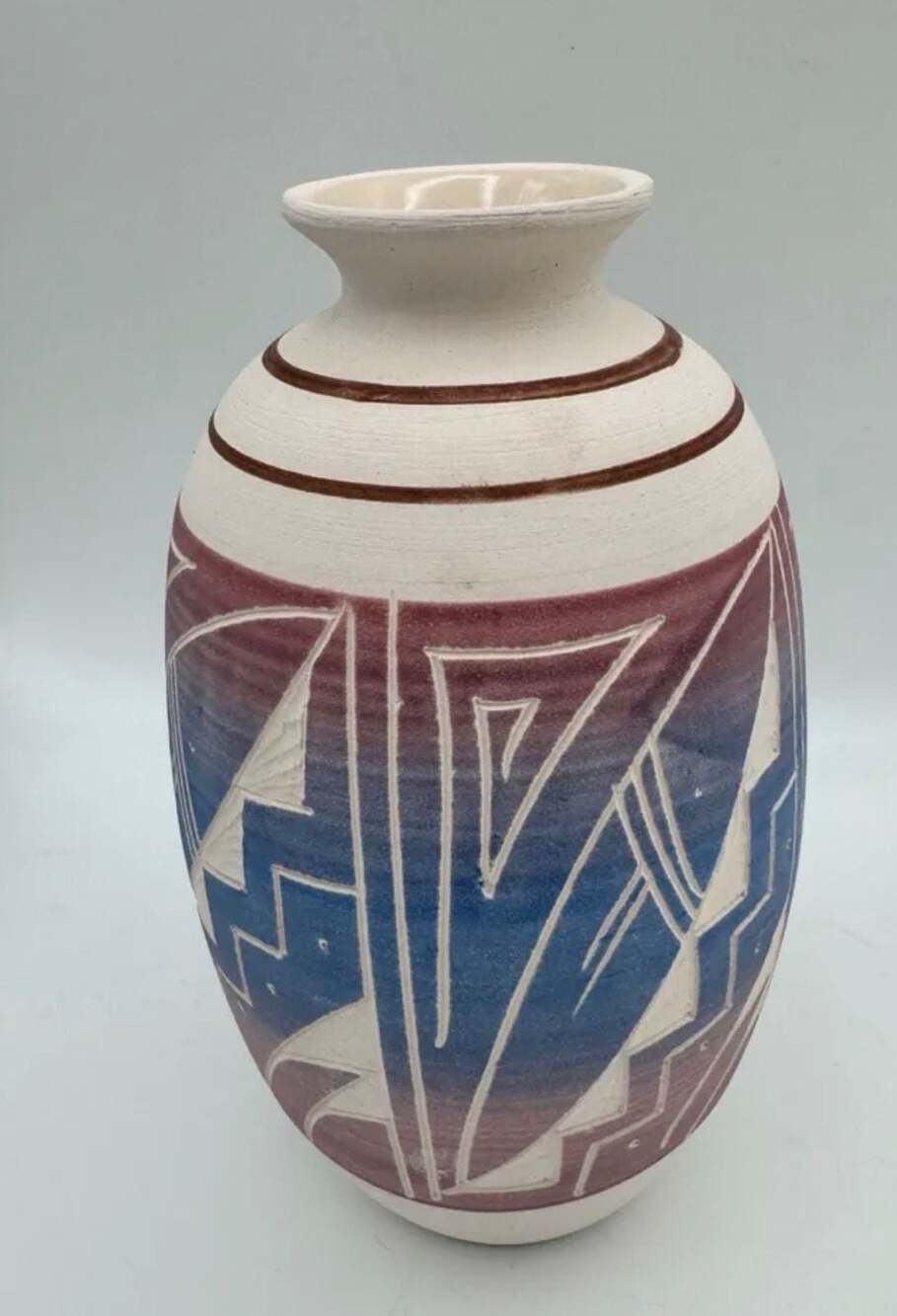 VTG Southwestern Signed R. Gonza Pottery Vase